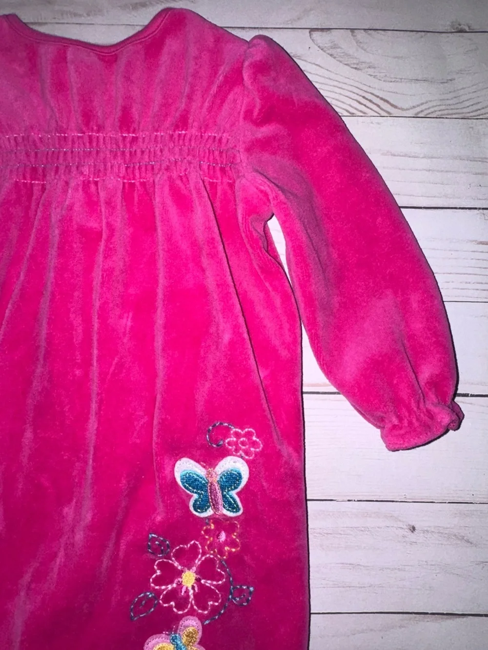 Okie Dokie vintage velour romper